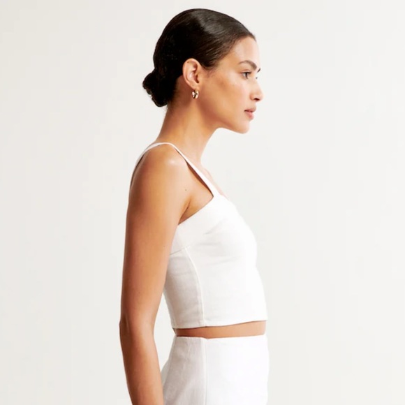 Abercrombie & Fitch Tops Abercrombie Fitch Linen Blend Foldover Set